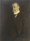 Bildnis von Tomáš Garrigue Masaryk mit Unterschrift [František Drtikol (1883-1961)]
