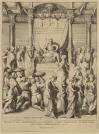 Šalamoun a královna ze Sáby [Václav Hollar (1607-1677)]
