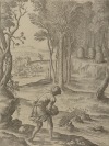 Hiving bees / Bienenfang [Václav Hollar (1607-1677)]