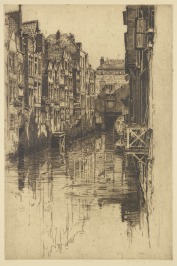 Starý kanál v Dordrechtu [Jan Charles Vondrouš (1884-1970)]