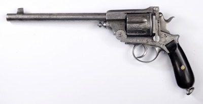Revolver Gasser M1880 s dlouhou hlavní