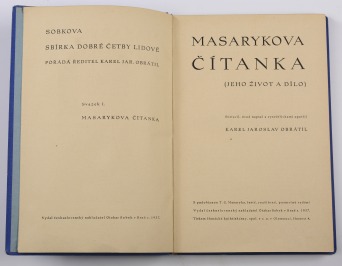 Masaryk-Lesebuch (sein Leben und Werk)