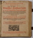 Martyrologium Romanum [Conrad Vetter (1547-1622)]