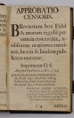 Approbatio Censoris [Joannes Adamus Nieberlein (1662-1748) Franciscus Josephus de Handl]