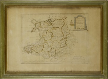 Dvojice map částí Anglie [Vincenzo Pazzini Carli (1707-1769)]