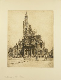 St. Étienne du Mont, Paris [Jan Charles Vondrouš (1884-1970)]