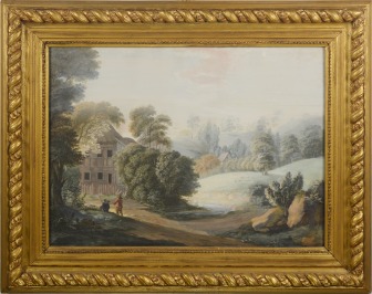 View of a Landscape with a River and Shephards [F. Fried]