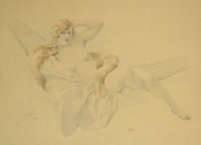 Dvojice erotických kreseb [Karel Šimůnek (1869-1942)]