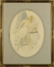 Trojice oválných akvarelů [Karel Šimůnek (1869-1942)]