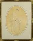 Three Oval Watercolors [Karel Šimůnek (1869-1942)]