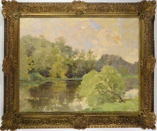 River Landscape [Maximilián Schurmann (1890-1960)]