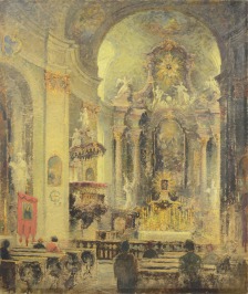 Interior of a Church [Josef Jiří Kamenický (1910-1974)]