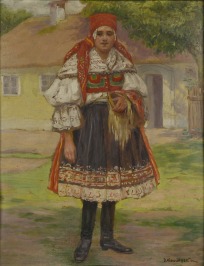 Girl in a Folk Costume [František Koudelka (1896-1976)]