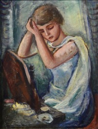 Dívka u zrcadla  [František Srp (1895-1943)]