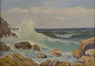 Mořské pobřeží [Fritz Hegenbart (1864-1943)]