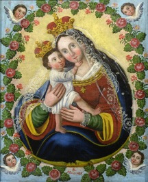 Madonna in Rosenkranz,
19. Jh. [Franz und Joseph Hána]