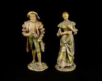 Two miniature statuettes