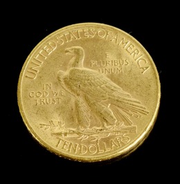 Zlatá mince 10 dolarů