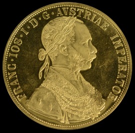 Gold Investment Coin - 4Ducat Franz Joseph I. 1915