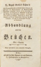 Abhandlung von den Brüchen [August Gottlieb Richter (1742-1812)]