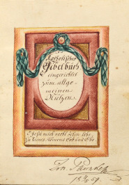 Handschrift-Gebetbuch