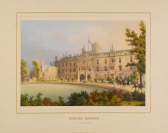 Two Prints – Lednice Castle [August Carl Haun (1815-1894)]