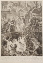 Královnin příjezd do Marseille [Gaspard Duchange (1666-1757), Petrus Paulus Rubens (1577-1640)]