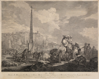 Le Midy [Jacques-Philippe Le Bas (1707-1783), Nicolaes Pieterszoon Berchem (1620-1683)]