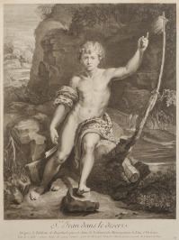 Sv. Jan Křtitel [François Chéreau (1680-1729), Raffael (1483-1520)]