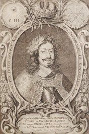 Dvojice portrétů – Ferdinand III. a Leopold I. [Jacob von Sandrart (1630-1708), Johann Hoffman (1629-1698)]