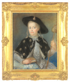 Maria Theresa as Shepherdess [Rosalba Carriera (1675-1757)]