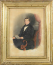 Muž s dopisem [Jan Adolf Brandeis (1818-1872)]