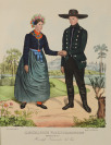 Moravian Folk Costumes (Maehrische Volkstrachten) [Wilhelm Horn (1809-1891)]