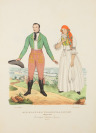 Moravské lidové kroje (Maehrische Volkstrachten) [Wilhelm Horn (1809-1891)]
