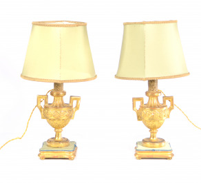 Paar Tischlampen