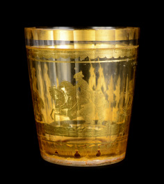 Gold Leaf Glass Beaker