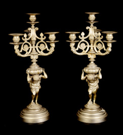 A Pair of Candelabras