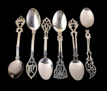 Set of Silver Mocca Spoons []