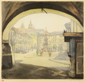 Lesser Town Square [Vladislav Röhling (1878-1949)]