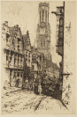 Belfry in Bruges [Jan Charles Vondrouš (1884-1970)]