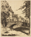 Pont de`l Hydromel in Brügge [Jan Charles Vondrouš (1884-1970)]
