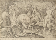 Trojice loveckých výjevů [Johannes Strada (1523-1605)]