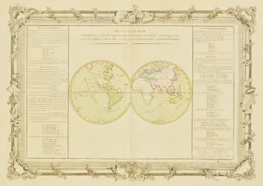 Geologická mapa světa [Louis Charles Desnos (1725-1805)]