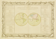 Geologische Weltkarte [Louis Charles Desnos (1725-1805)]