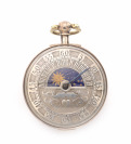 Silver pocket watch - lunar []