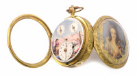 Kapesní hodinky s datumářem, malované []