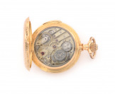 Zlaté dámské kapesní hodinky []