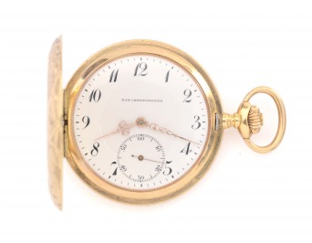 Zlaté kapesní hodinky Max-Chronometer