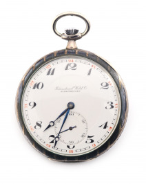 Stříbrné kapesní hodinky Schaffhausen