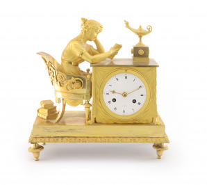 Striking table clock, petit sonnerie